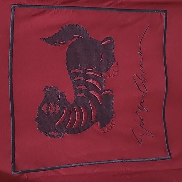 NWT Giorgio Armani Milano Limited Edition Men's T-Shirt Size: 46 S Small Maroon - Picture 3 of 12